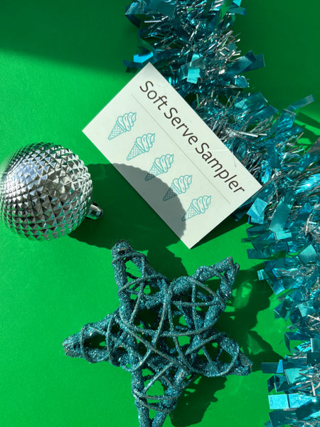 Soft Serve Sampler Card